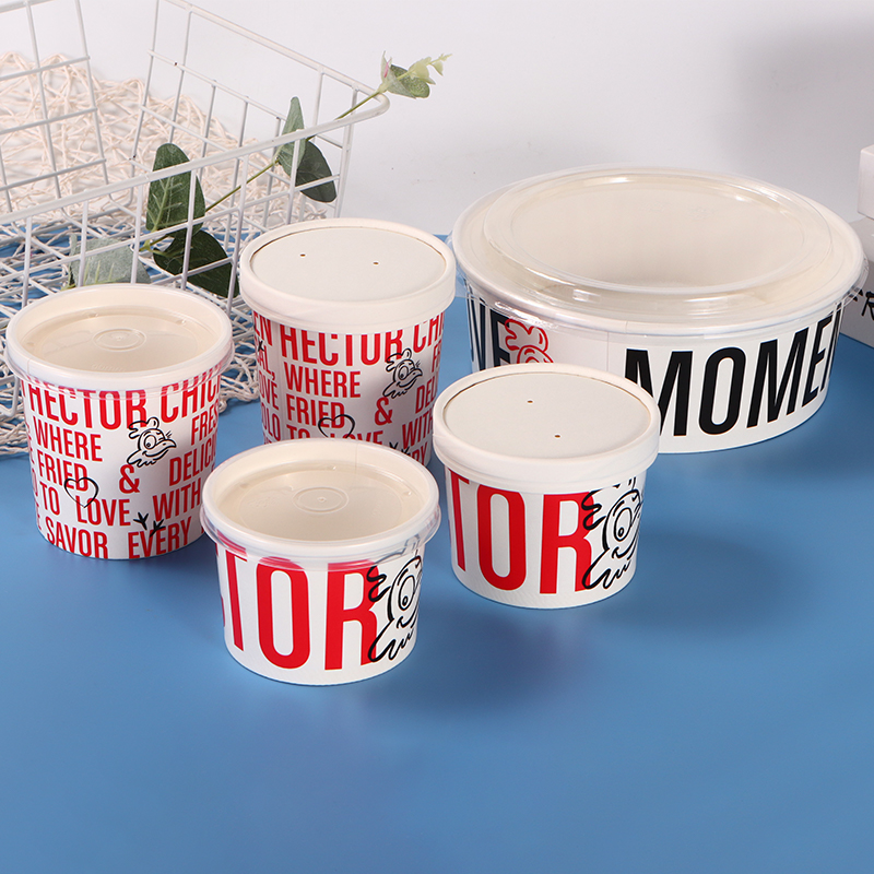 حاوية الحساء الورقية