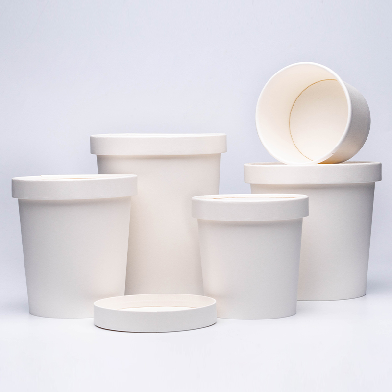 حاوية الحساء الورقية