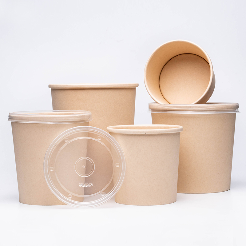 حاوية الحساء الورقية