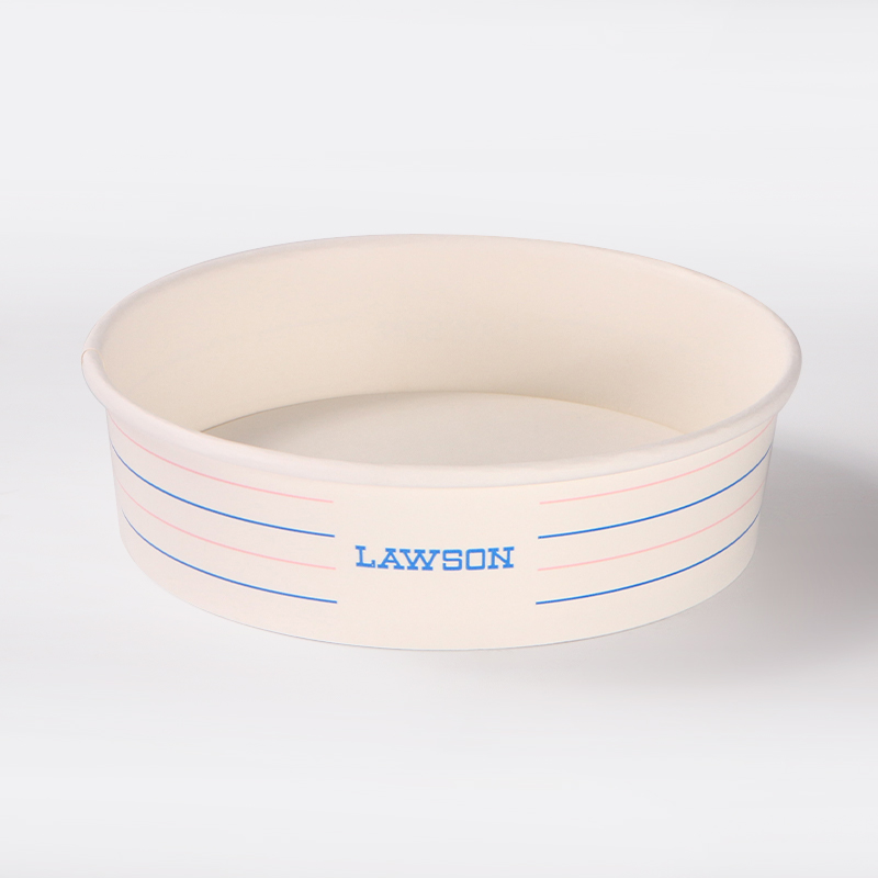 وعاء ورقي دائري