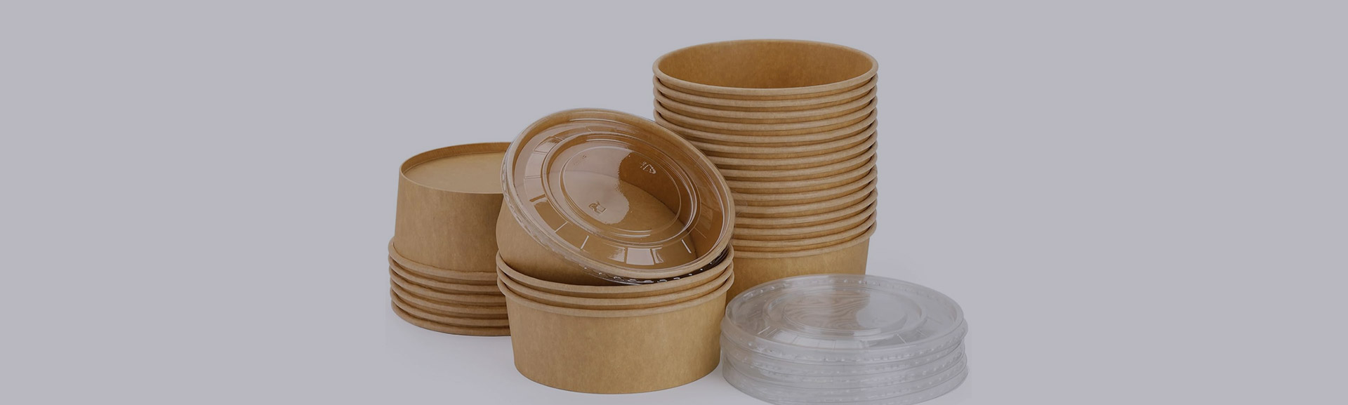 وعاء ورقي دائري