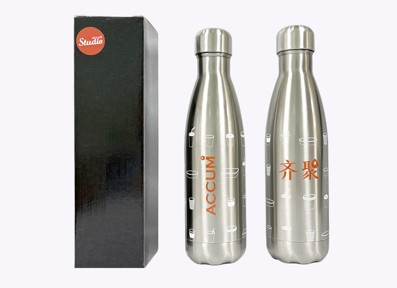 زجاجة من الفولاذ المقاوم للصدأ